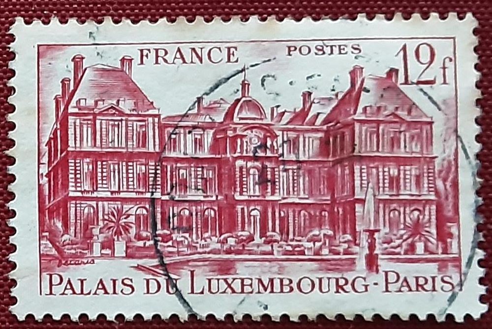 TIMBRES � collection PARIS palais du LUXEMBOURG 12f 1 Pontoise (95)