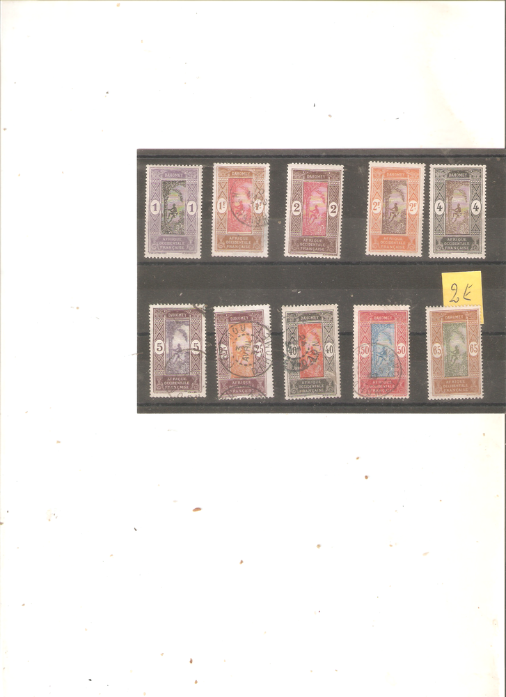 LOT DE TIMBRES COLONIE LE DAHOMEY 2 Neuilly-sur-Marne (93)