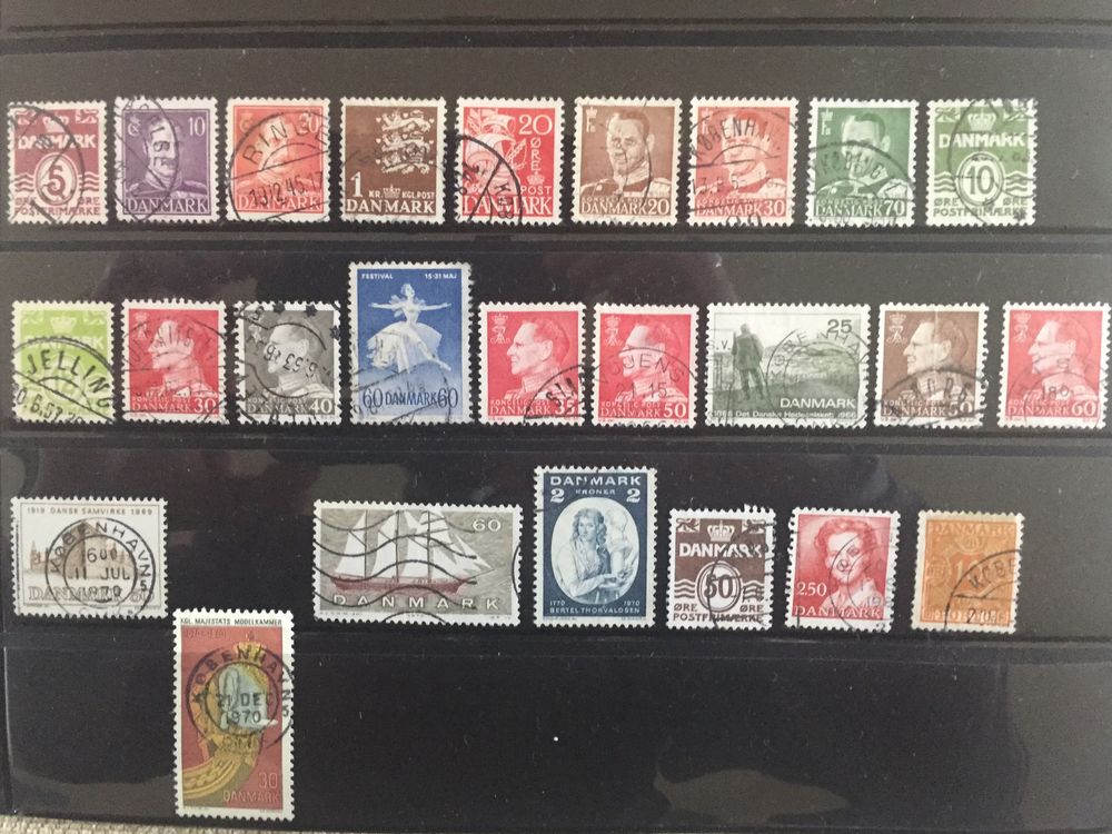 TIMBRES DU DANEMARK 3 Vall�res (37)