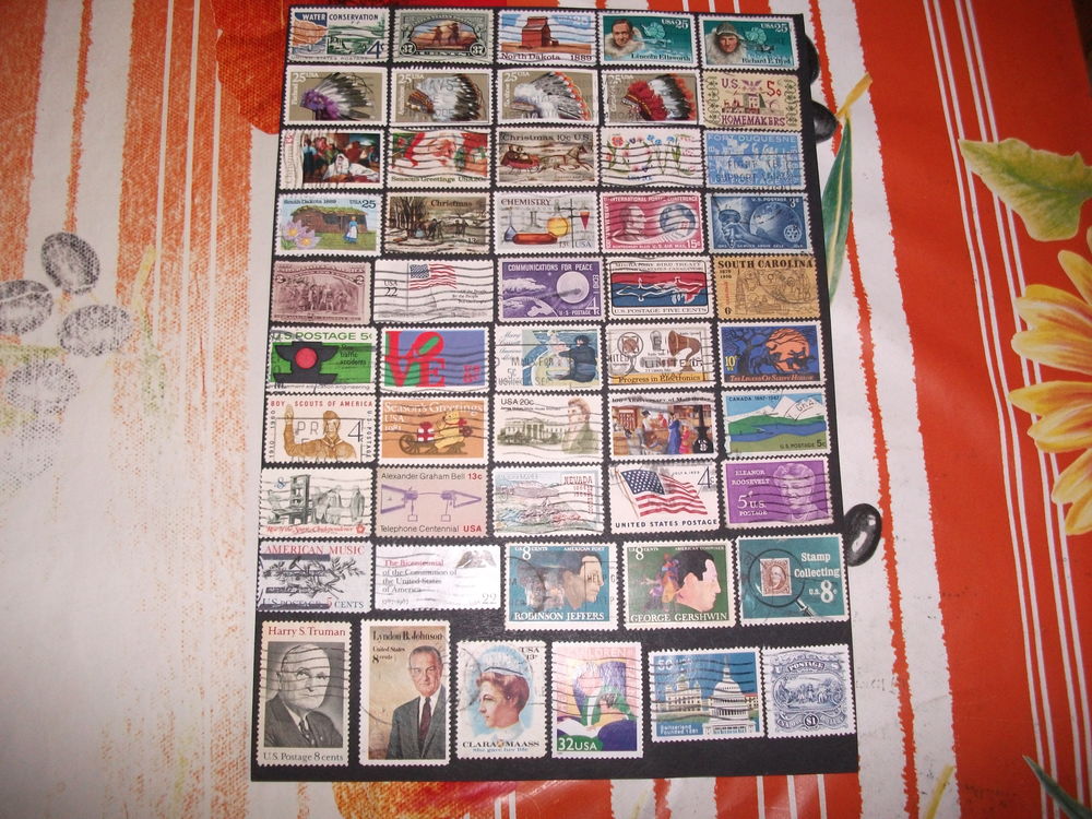 Lot de 146 timbres diff�rents et oblit�r�s d'USA.
5 Aillevillers-et-Lyaumont (70)