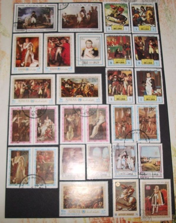 Lot de 44 Timbres diff�rents et oblit�r�s sur Napol�on... 2 Aillevillers-et-Lyaumont (70)