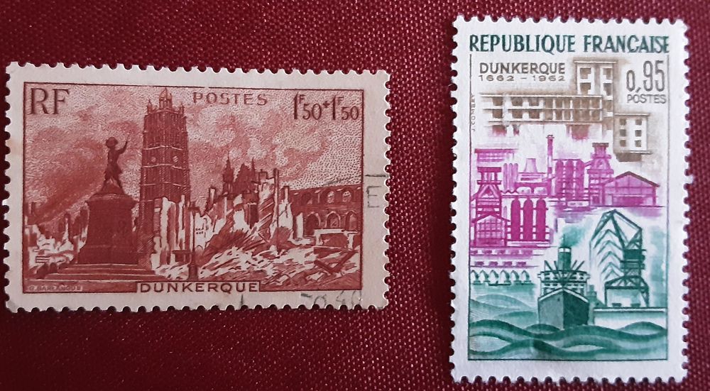 2 timbres DUNKERQUE 1 Pontoise (95)