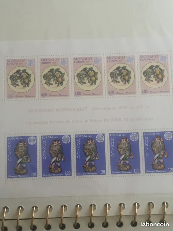 Timbres europa Monaco 16 Arras (62)