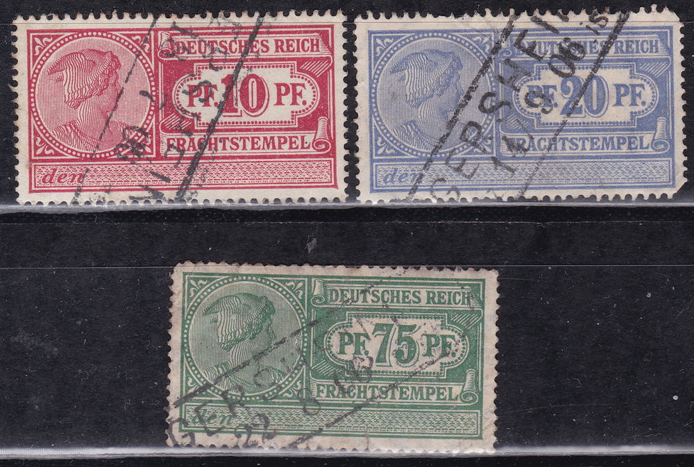 Timbres EUROPE-ALLEMAGNE 1900-1920 fiscaux 3 Lyon 4 (69)