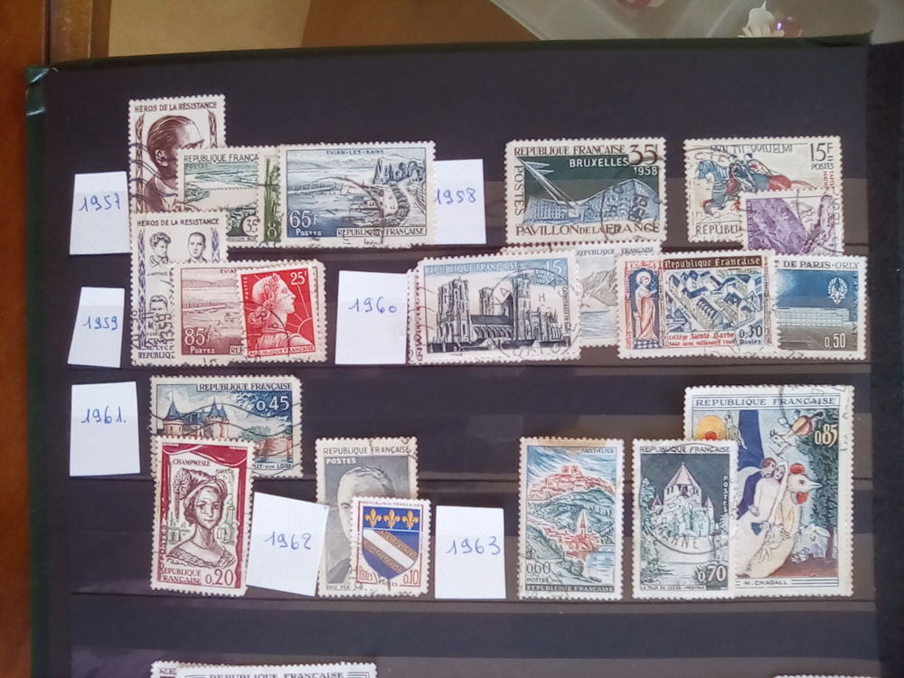Timbres France 1957 � 1963 1 Bers�e (59)