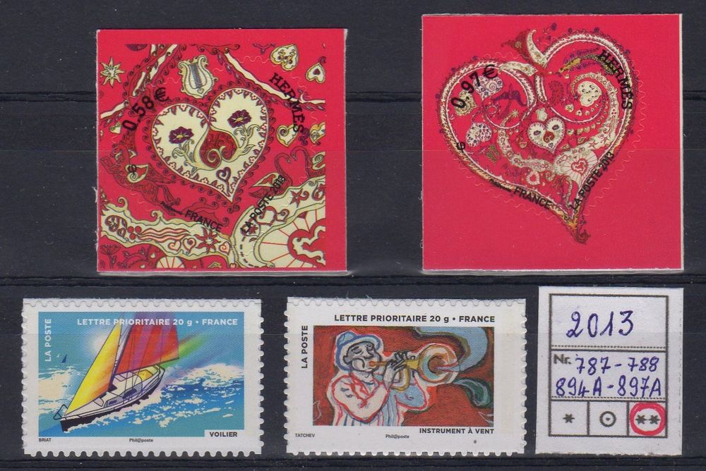 timbres de FRANCE 
AUTOADHESIFS
NEUF** 
2013 5 Caumont (09)