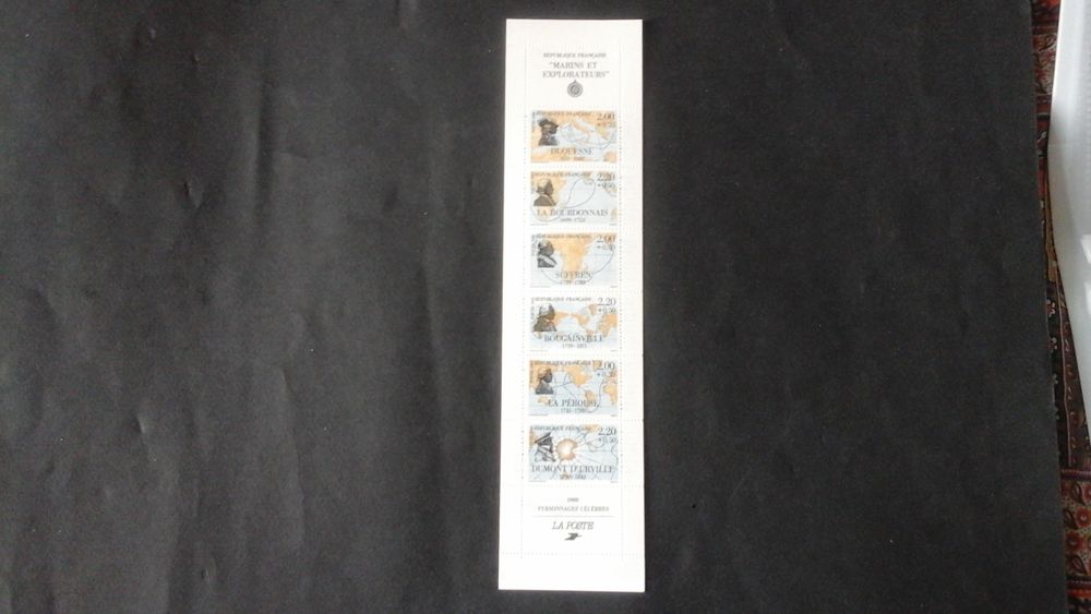 Timbres de France c�l�bres navigateurs 4 Angers (49)