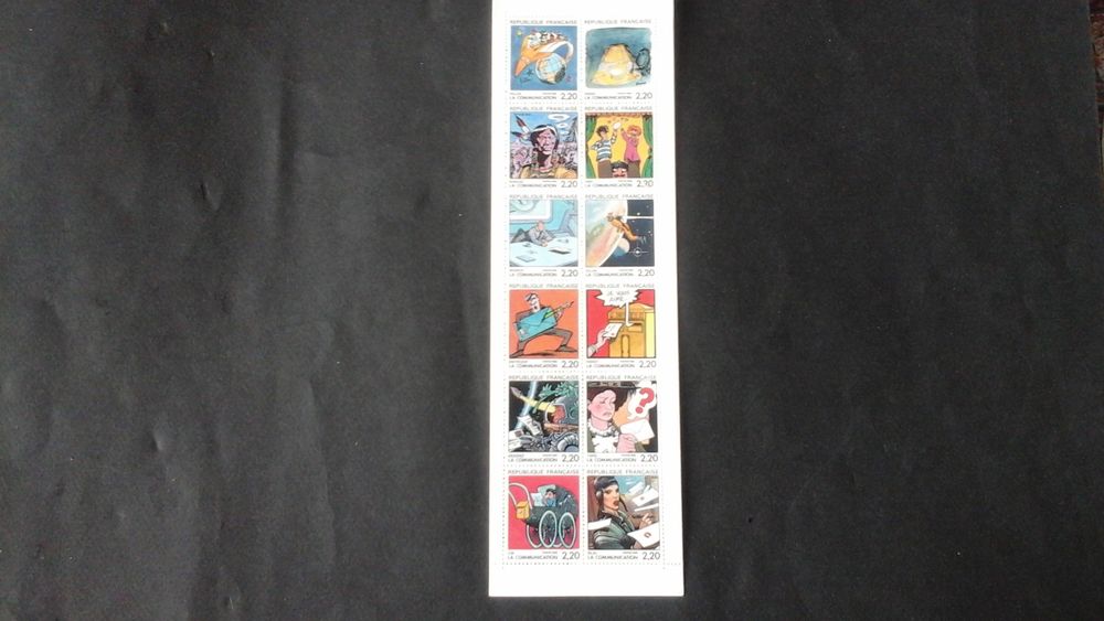 Timbres de France la communication 7 Angers (49)