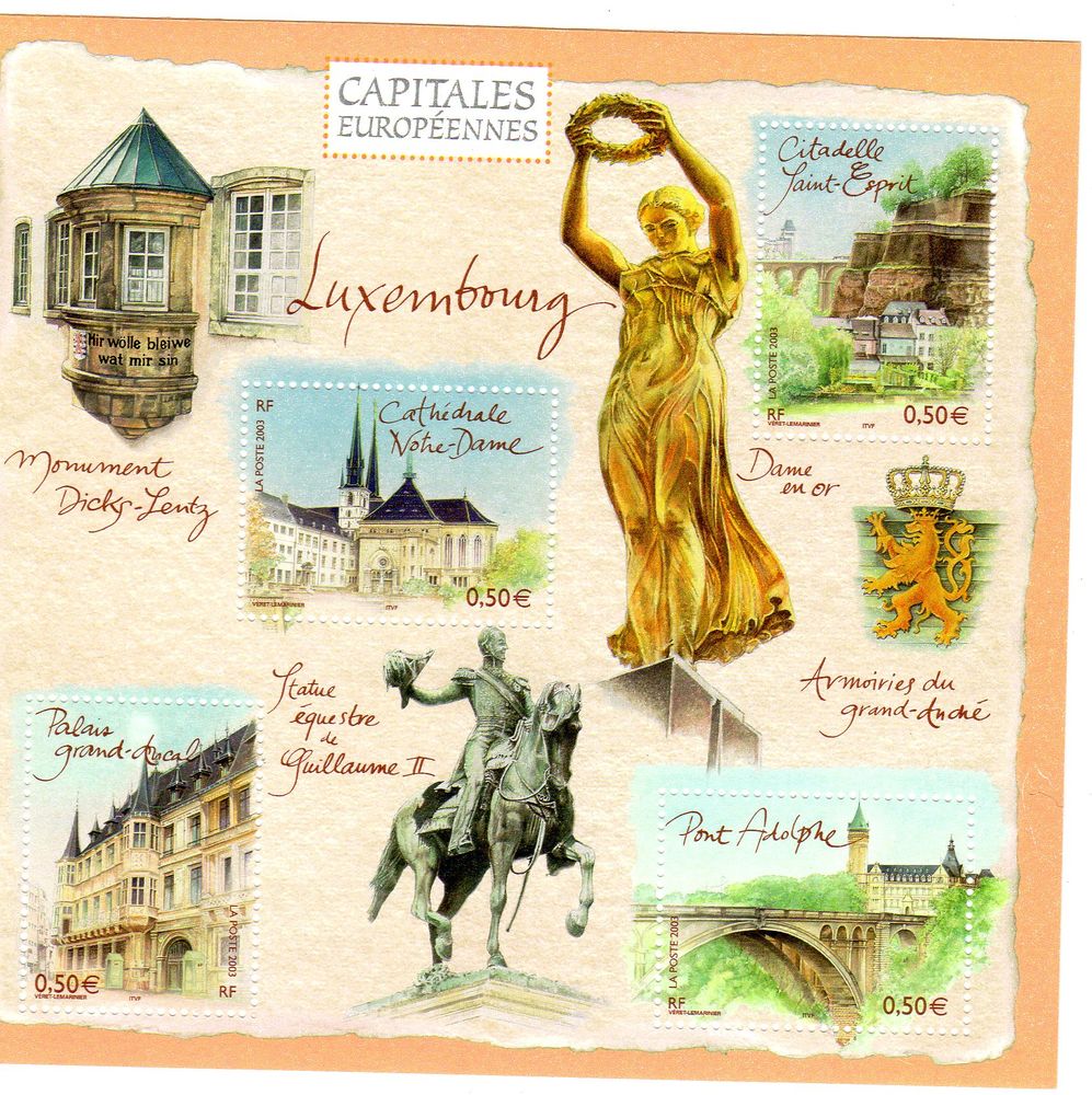TIMBRES de FRANCE  . N**
FEUILLET   2003 4 Caumont (09)