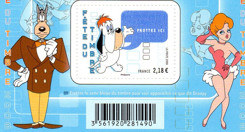 TIMBRES de FRANCE  . N**
FEUILLET   2008 4 Caumont (09)