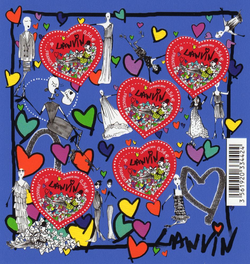 TIMBRES de FRANCE  . N**
FEUILLET   2010 6 Caumont (09)