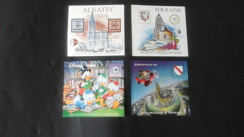 Timbres France feuillets souvenir CNEP 4 Angers (49)