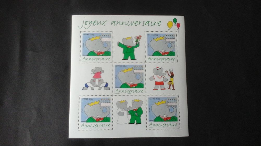 Timbres de France joyeux anniversaire 2006 8 Angers (49)