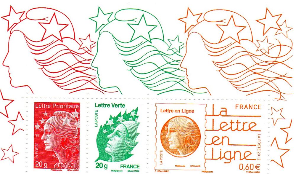 TIMBRES de France 
Neuf  **   2012 4 Caumont (09)