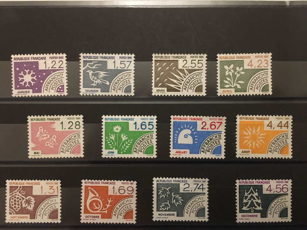 Timbres  de France Neufs **  PREOBLITERES  1985 � 1987 1 Lyon 7 (69)