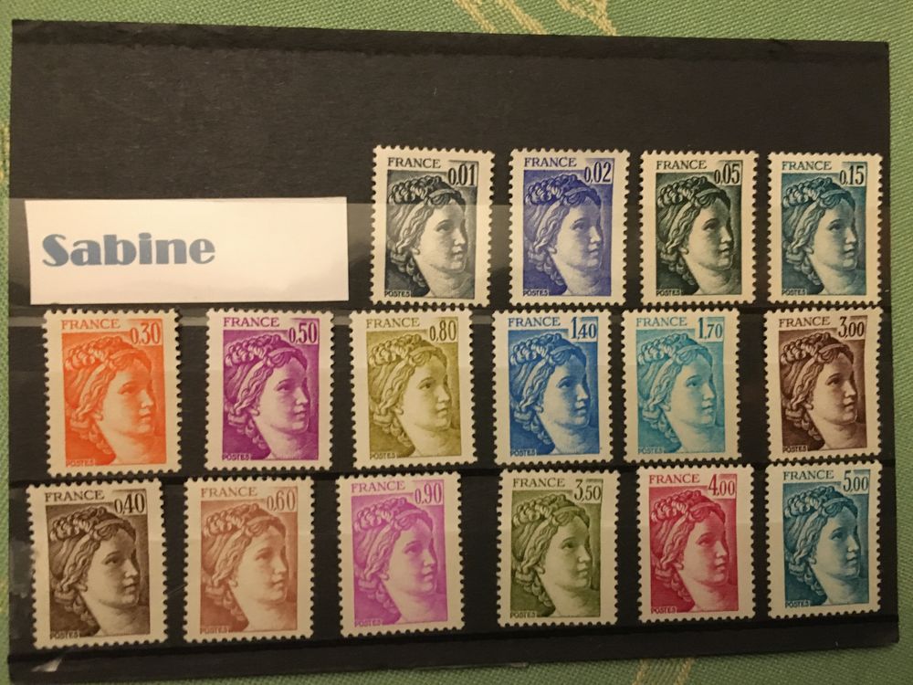 Timbres d de France ** Neufs   Sabine 1967  -  1981 1 Lyon 7 (69)