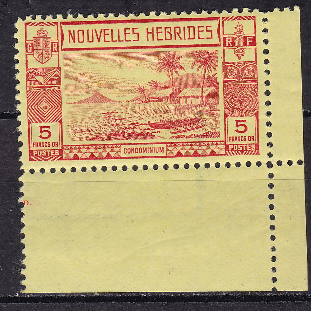 Timbres FRANCE-Nouvelles Hébrides 1938 YT 110 10 Lyon 4 (69)