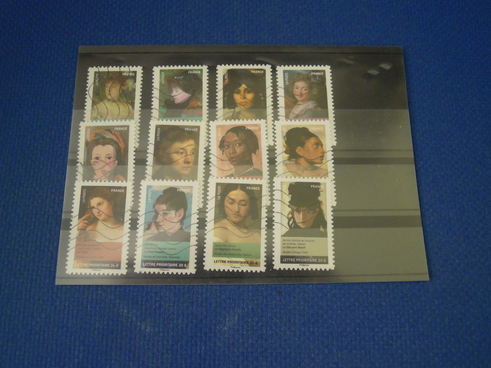 LOT 8-9 TIMBRES FRANCE OBLITERES 4 Andernos-les-Bains (33)