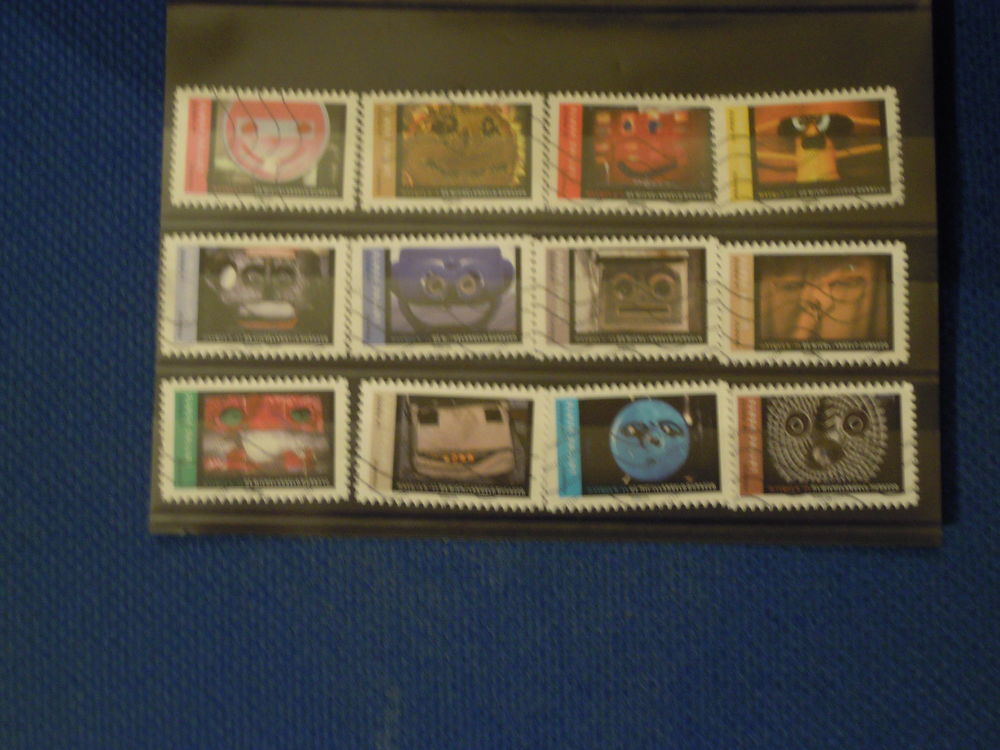 LOT 58 TIMBRES FRANCE OBLITERES AUTO ADHESIFS 2 Andernos-les-Bains (33)