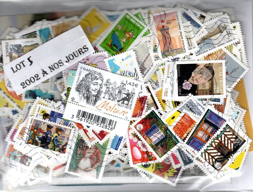 lot de 916 Timbres  de France p�riode de 2002 � mi 2022 0 Aviron (27)
