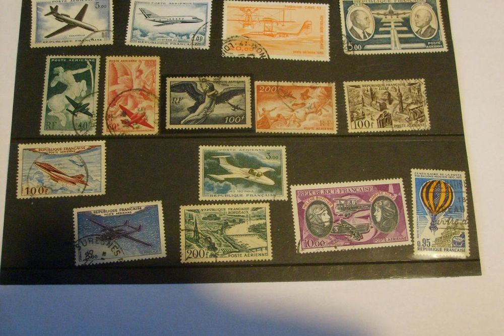 TIMBRES FRANCE POSTE AEERIENNE 3 Grand-Fayt (59)