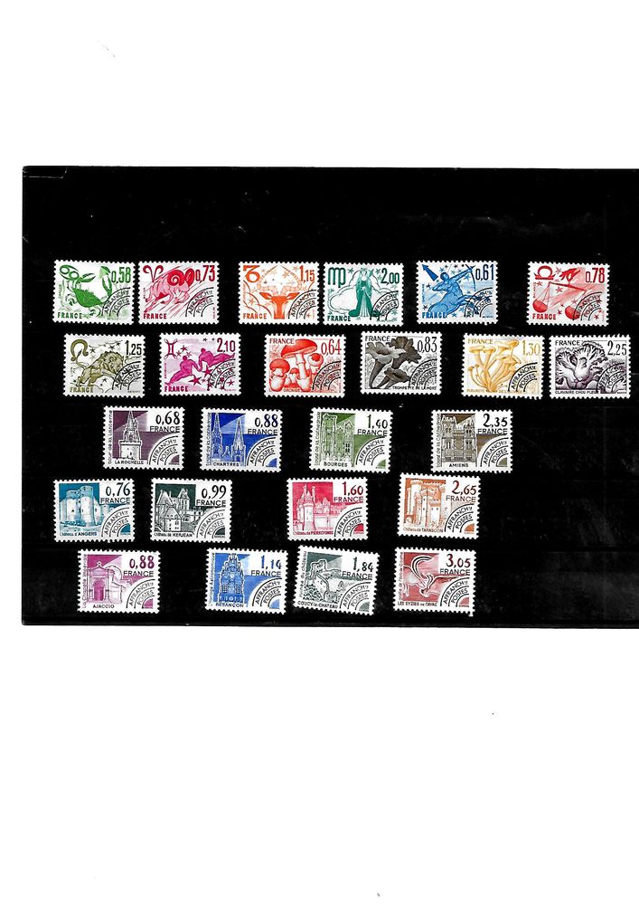 Timbres de FRANCE Pr�oblit�r�s 0 Mulhouse (68)