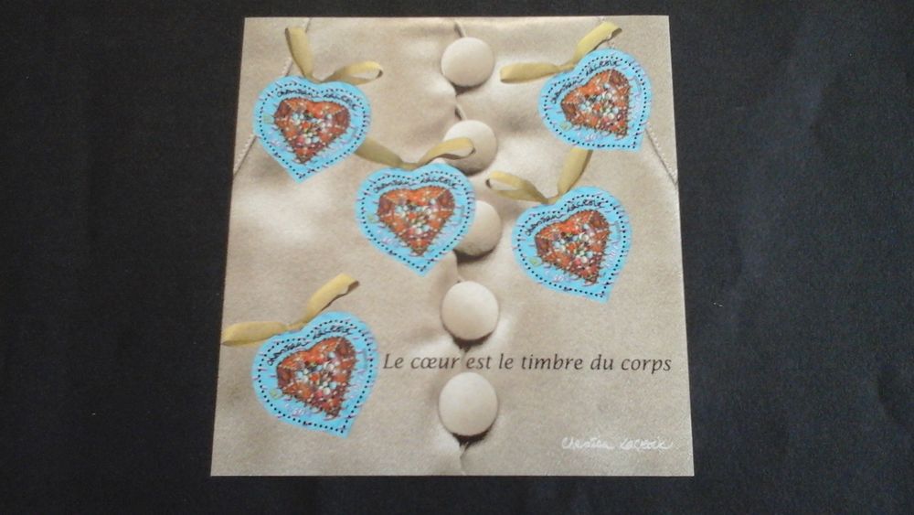 Timbres de France Saint-Valentin 2001 4 Angers (49)