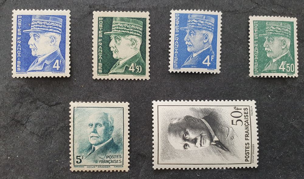 Timbres France s�rie 505 � 525  neufs 2 Jou�-l�s-Tours (37)