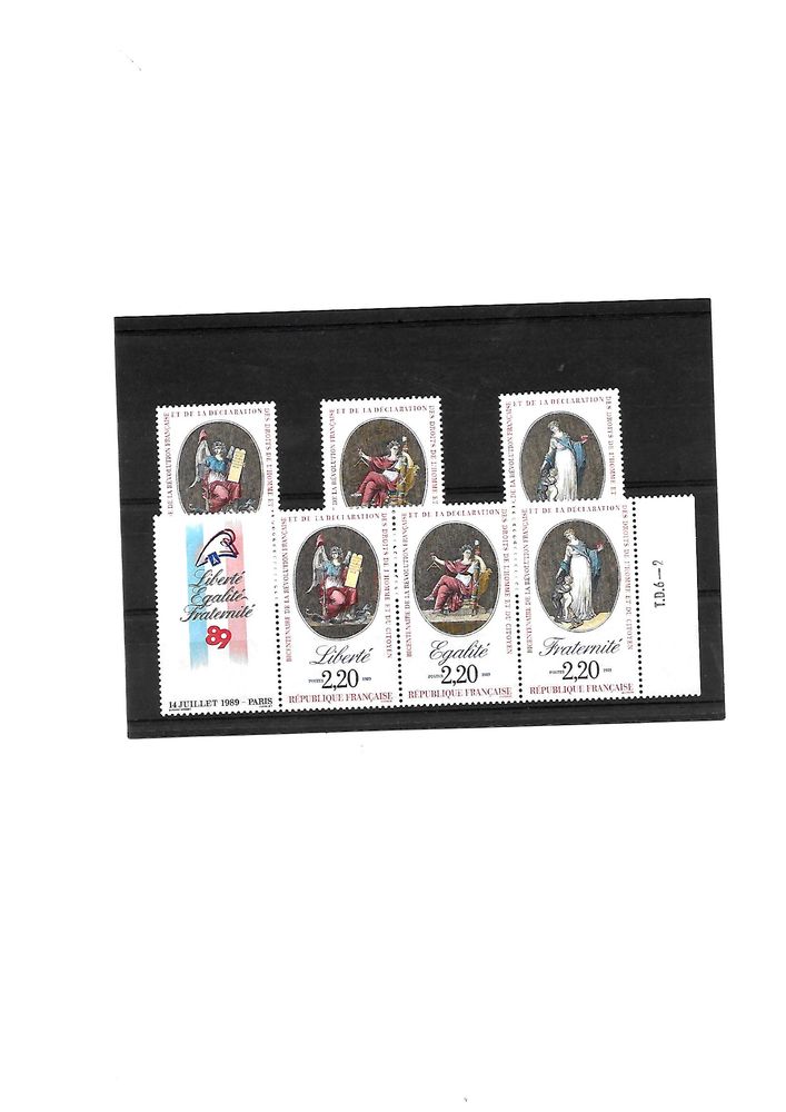 Timbres de FRANCE - S�rie   LIBERTE   0 Mulhouse (68)