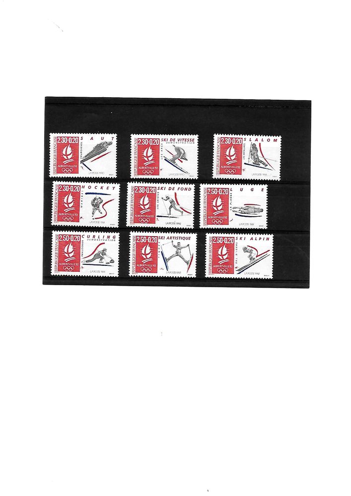 Timbres de FRANCE - S�rie SPORTS 0 Mulhouse (68)