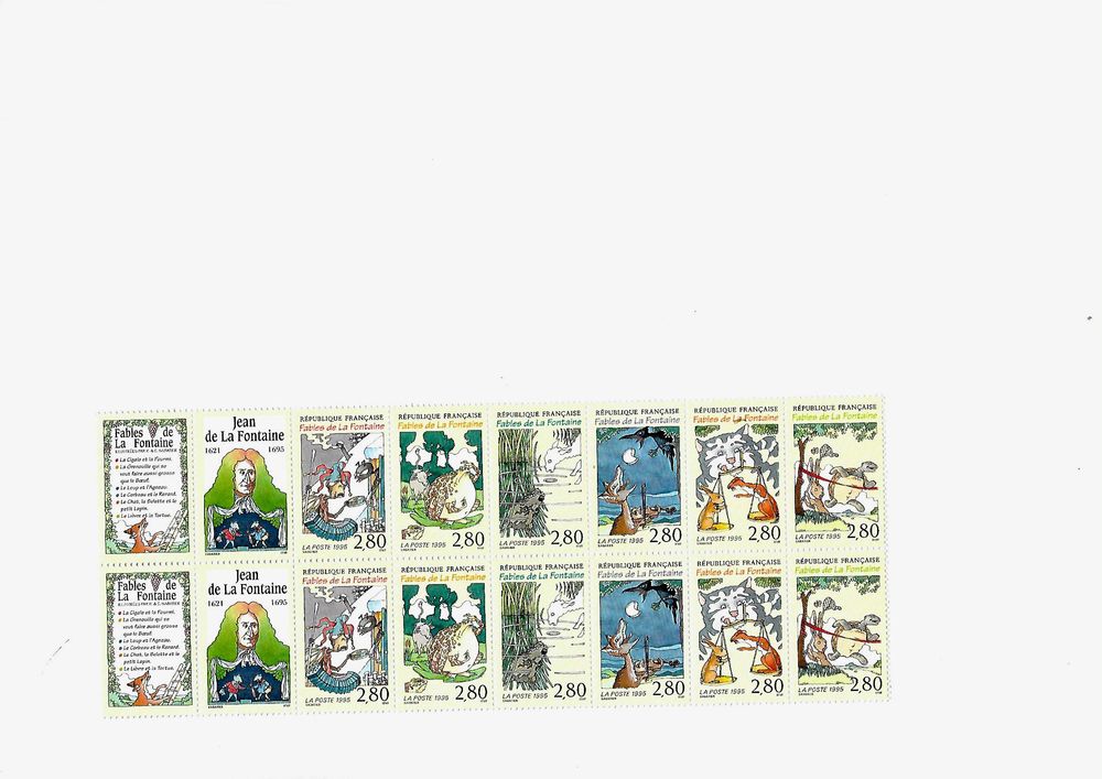 Timbres   Jean de LA FONTAINE   0 Mulhouse (68)