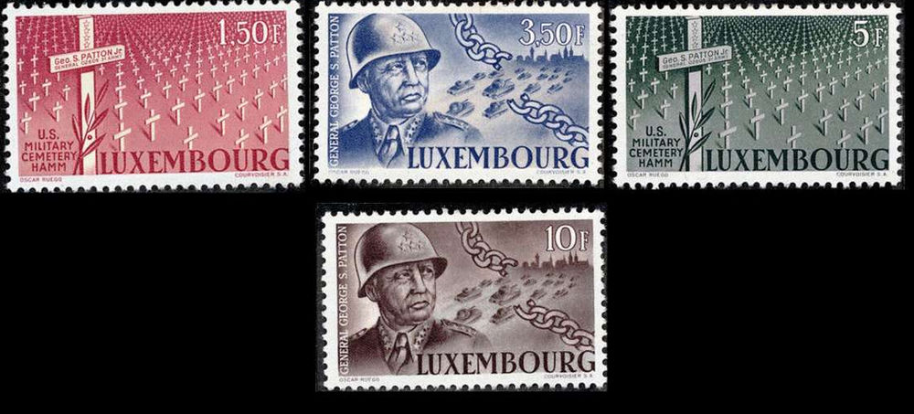 Timbres LUXEMBOURG 1947 YT 398 au 401 1 Lyon 4 (69)