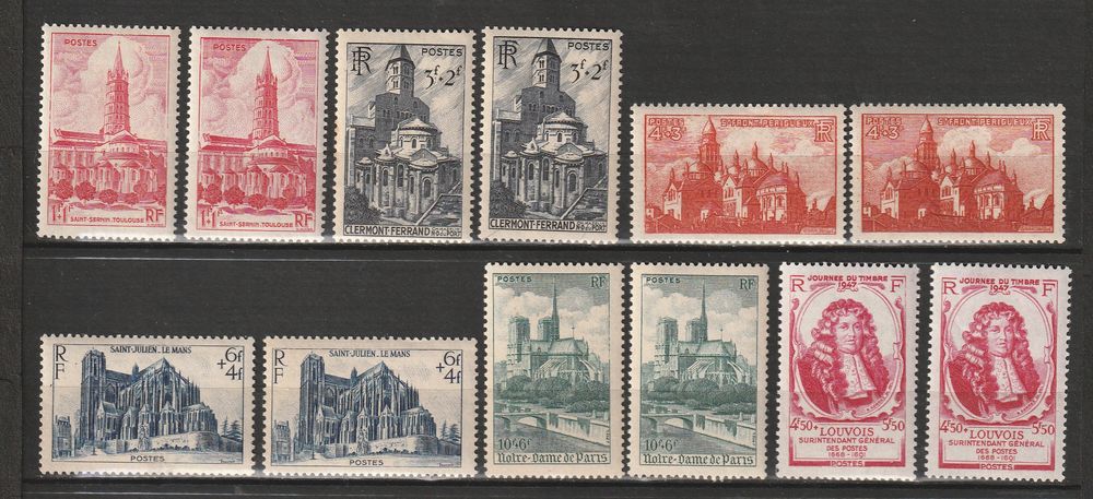 Timbres Neufs 1947 en double 13 Valros (34)