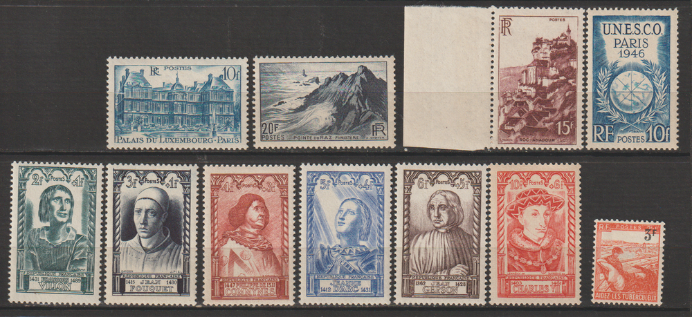 TIMBRES NEUFS** ANNEE 1946
6 Valros (34)