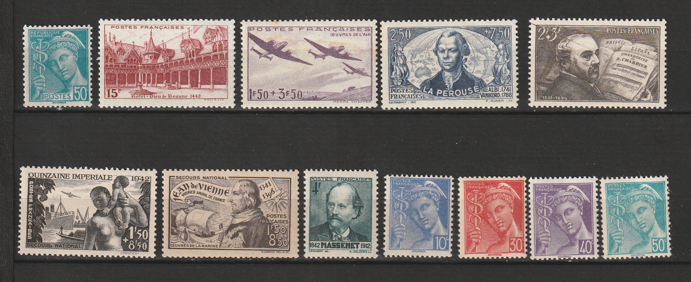 TIMBRES NEUFS** ANNEE 1942
20 Valros (34)