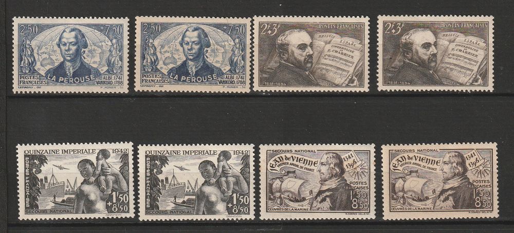 TIMBRES NEUFS** ANNEE 1942
6 Valros (34)