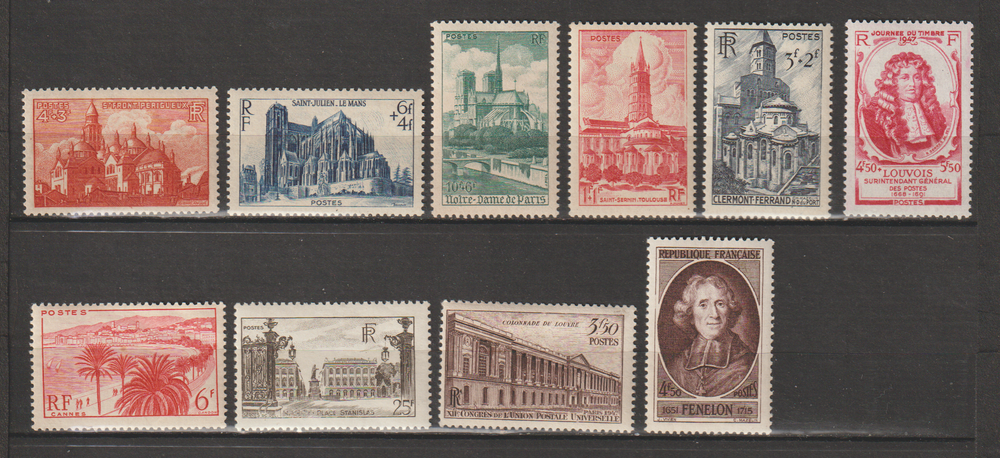 Timbres Neufs ANNEE 1947 6 Valros (34)