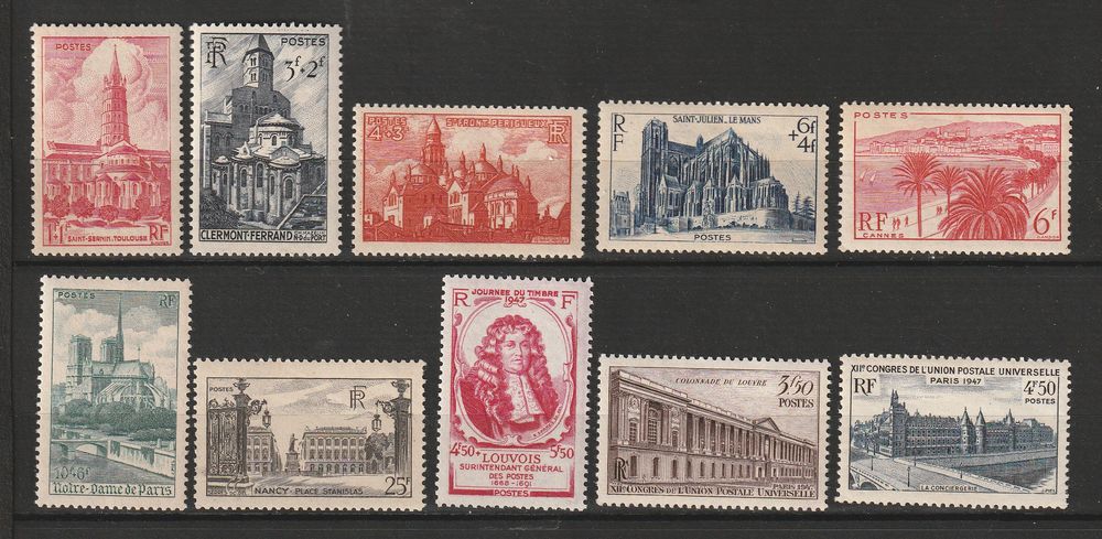Timbres Neufs Ann�e compl�te 1947 5 Valros (34)