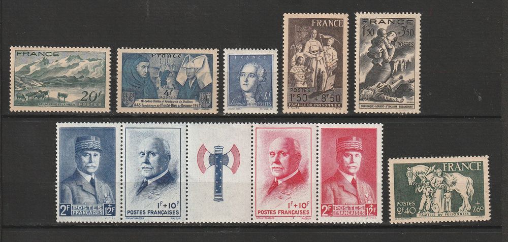 TIMBRES NEUFS** ANNEE1943
13 Valros (34)