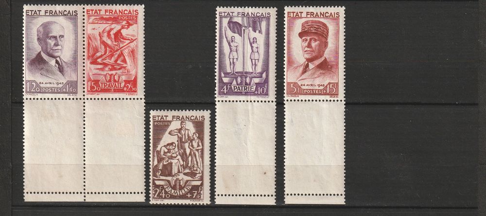 TIMBRES NEUFS** ANNEE1943
19 Saint-Leu (97)