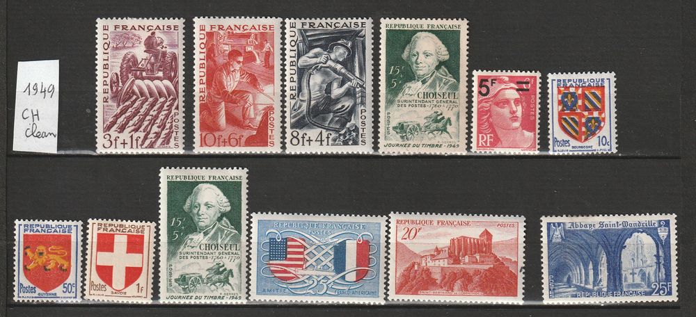 Timbres Neufs avec charni�re papier CLEAN 4 Valros (34)