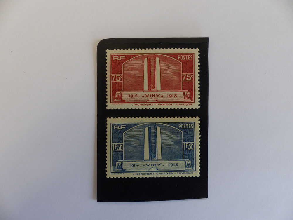 TIMBRES  316  ET  317  NEUFS **  COTE  75 � 12 Le Havre (76)