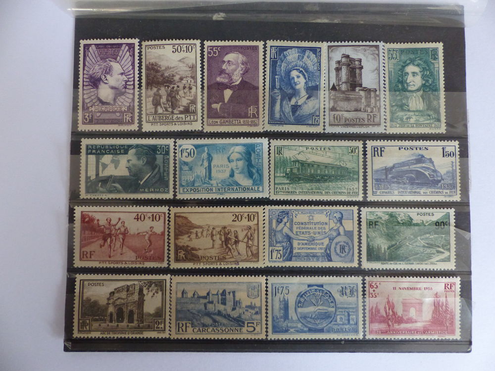 LOT  DE  TIMBRES  NEUFS *  COTE  42 � 3 Le Havre (76)