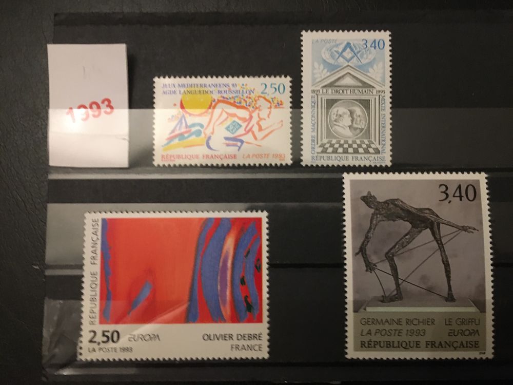 TIMBRES  **  NEUFS  DE  FRANCE  1993 1 Lyon 7 (69)
