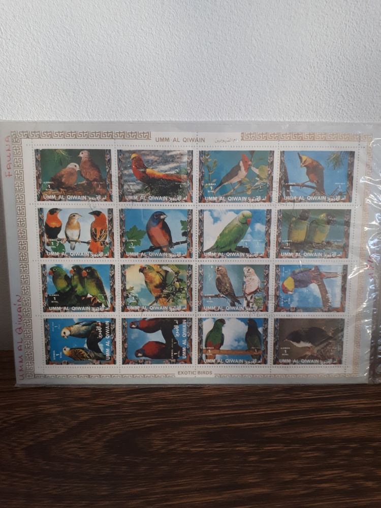 16 timbres neufs Umm al Qiwain oiseaux exotiques 3 Villemomble (93)