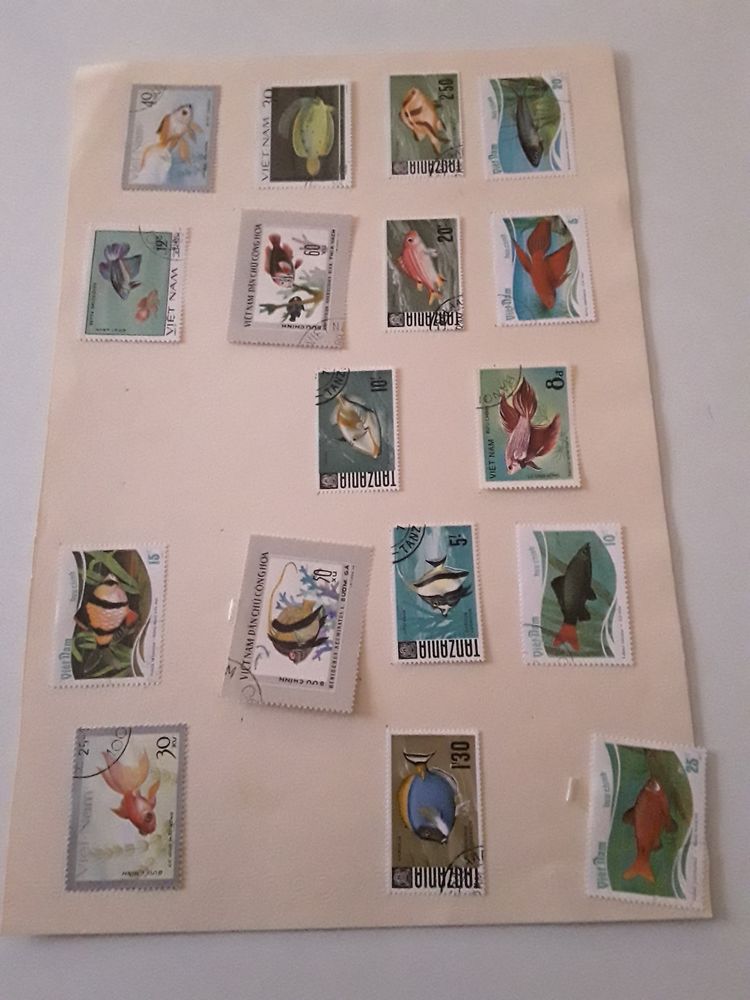 Timbres sur les poissons 5 Thorign�-Fouillard (35)