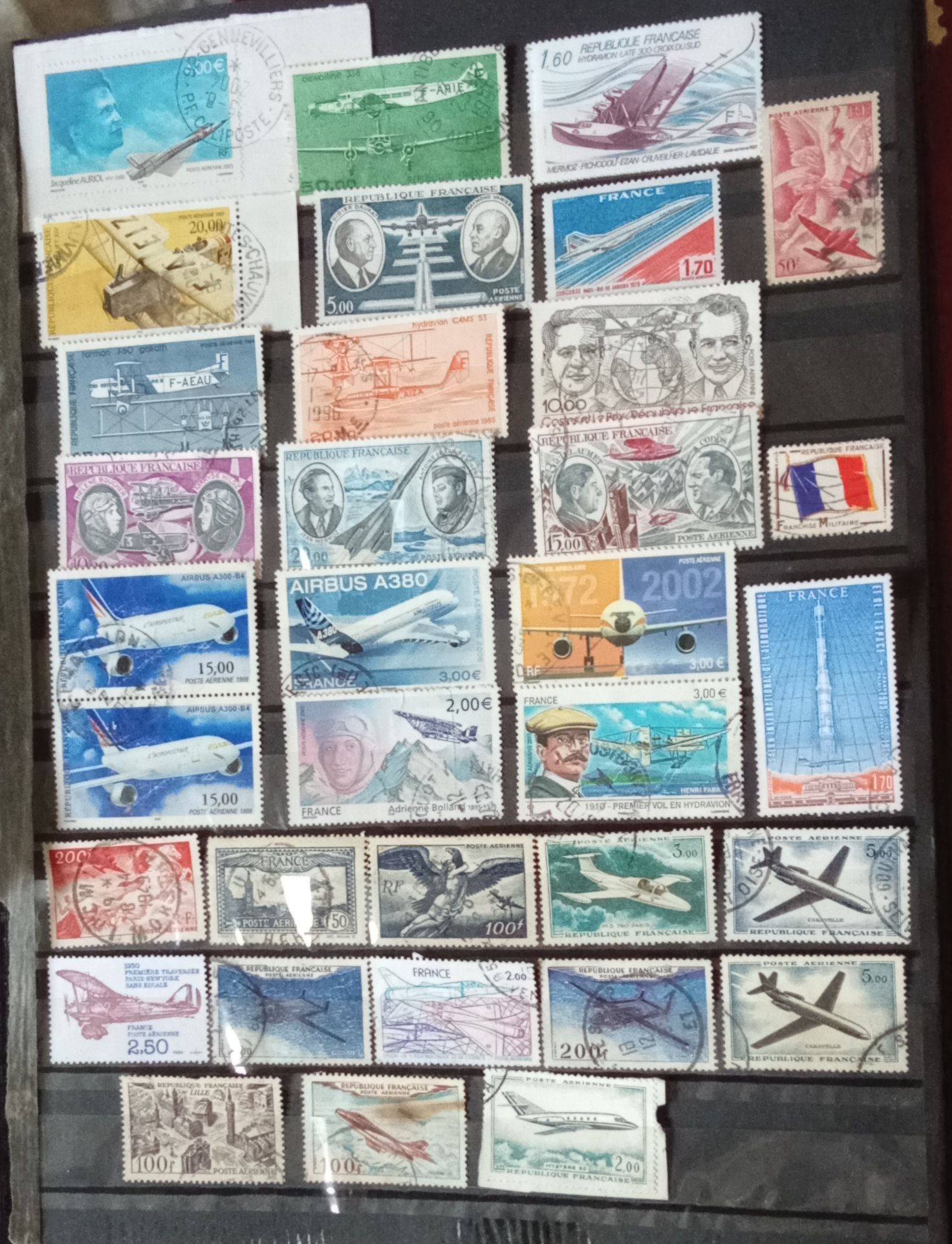 Timbres 'poste aerienne' 25 Nantes (44)