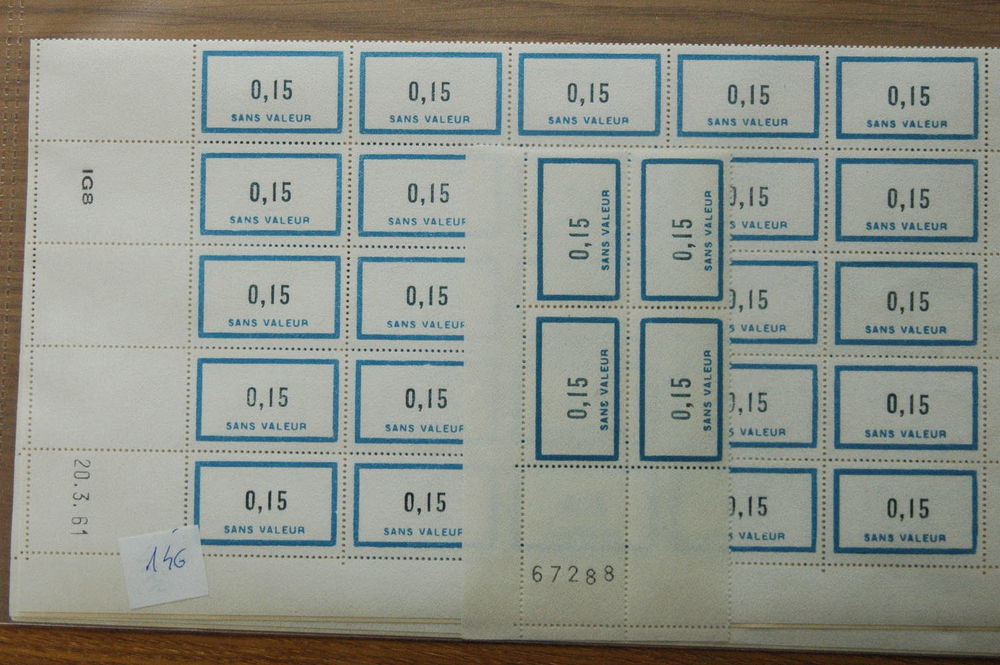 Timbres poste fictifs France 
255 Paris 10 (75)