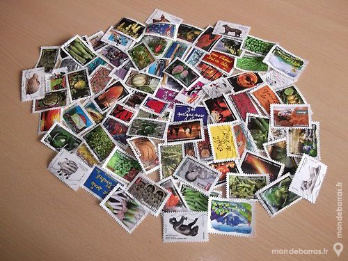 LOT DE 100 TIMBRES  POSTE DE FRANCE DIFFERENTS 5 Cr�py-en-Valois (60)
