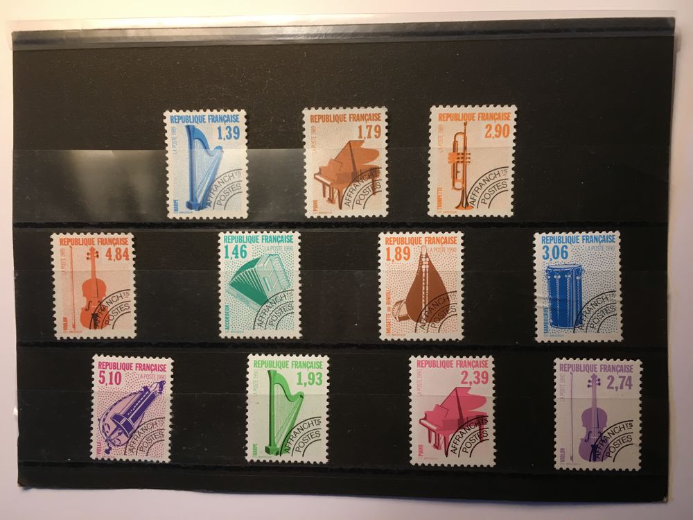 Timbres Pr�oblit�r�s  de France Neufs **  1989 � 1990 1 Lyon 7 (69)